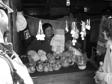 Shopkeeper at Puerto Ibanez