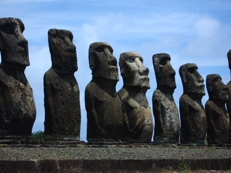 Moai on Easter Island